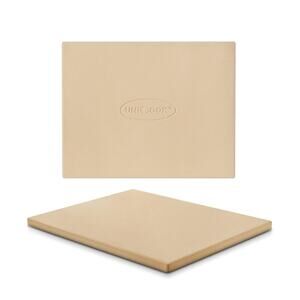 Pizza Stone, Heavy Duty Cordierite Pan for Oven and Grill, 6.6 lbs, 15x12